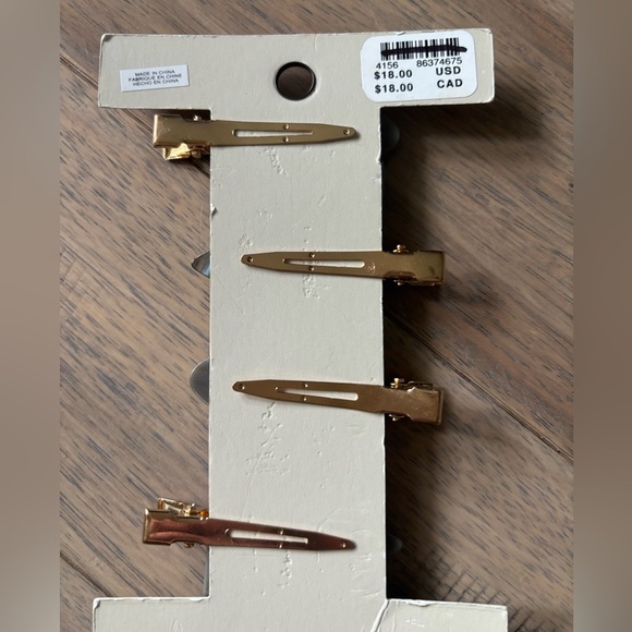 Anthropologie Alligator Hair Clips NWT - Picture 2 of 2